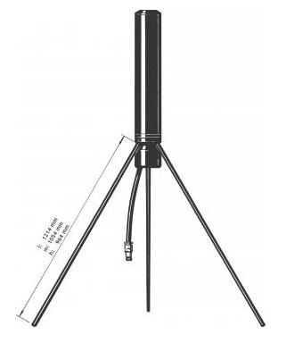 Procom 76-88 MHz 4m Feststationsantenne (GP80-B/h)