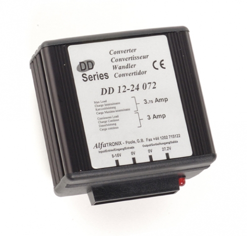 Alfatronix Spannungswandler 3 bis 4 Ampere (DD 12-24 072)