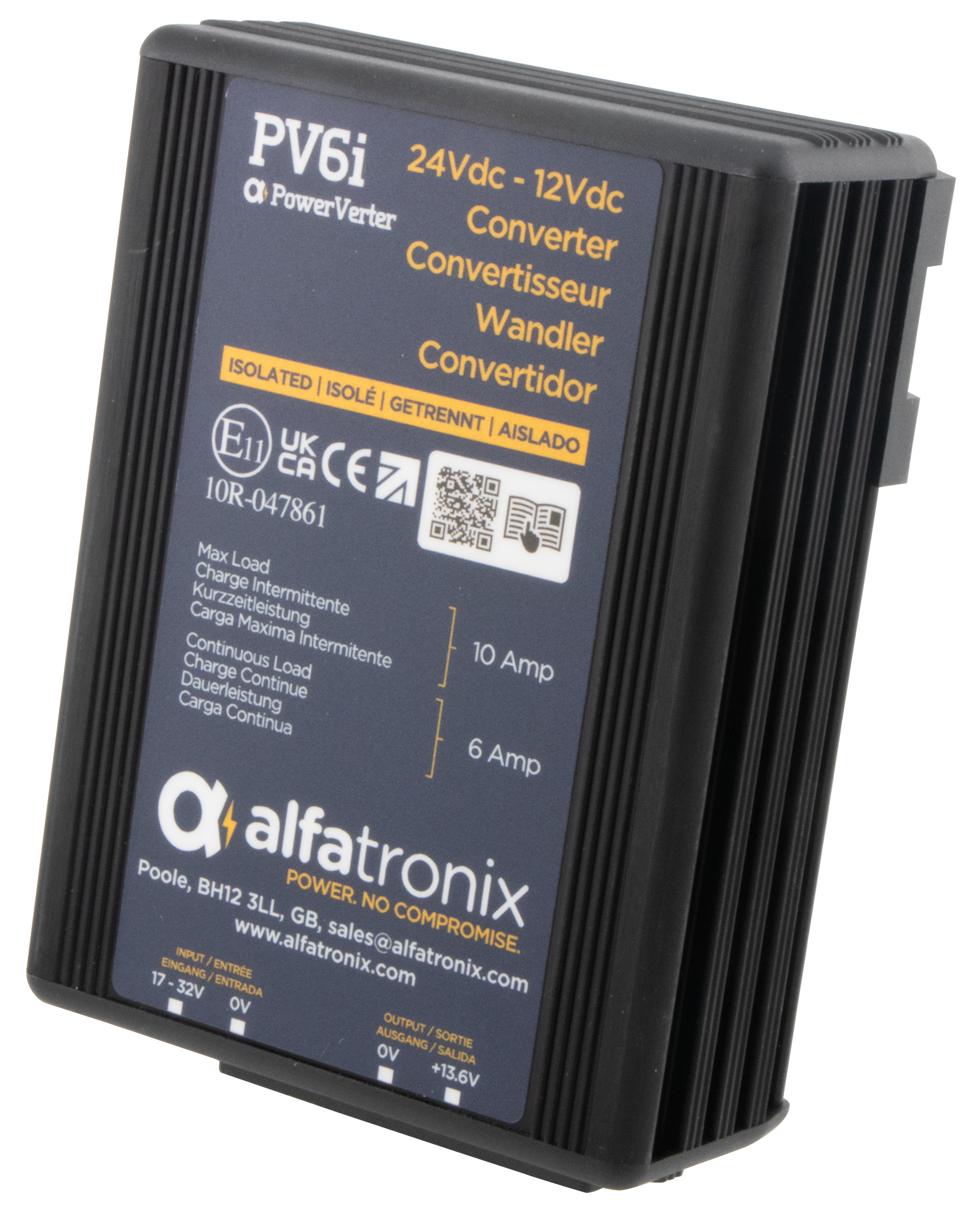 Alfatronix Spannungswandler 6/10A (PV6i)