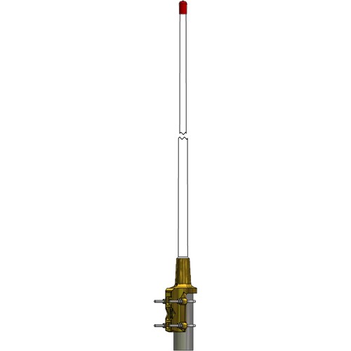Procom 3dB Kolineare und koaxiale Antenne für Seefunk (CXL2-3)