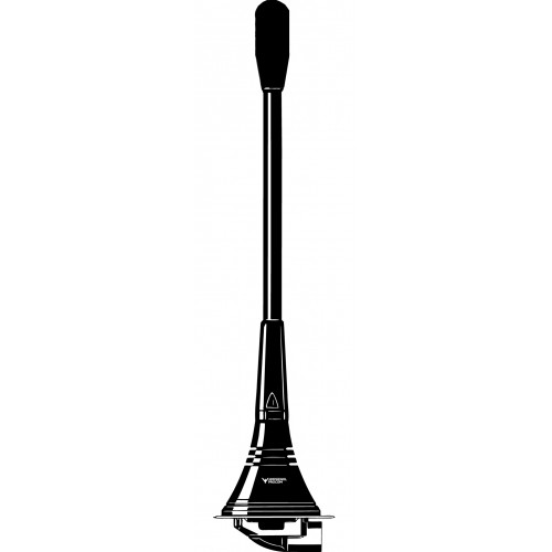 Procom 406-440 MHz 70cm Band Kfz-Antenne komplett mit Fuss ohne Kabel (MU7-LX/l)