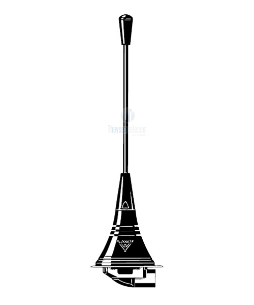 Procom 406-440 MHz 70cm Band Kfz-Antenne komplett mit Fuss ohne Kabel (MU 1-LX/L)