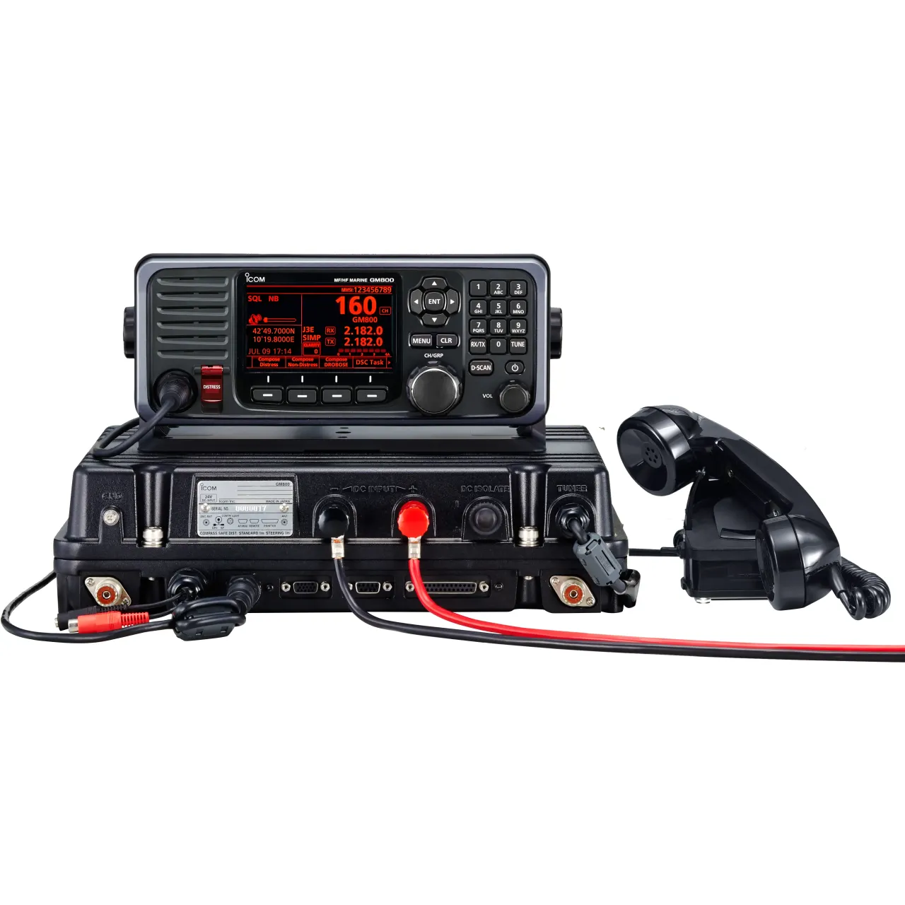 ICOM MW/KW-GMDSS-Marinefunkgerät Klasse A (GM800)