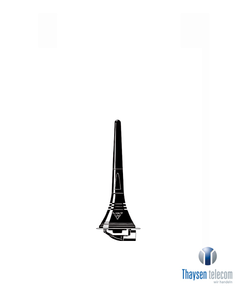 Procom 0dB, Multifrequenz-Autofunkantenne (MU 800/900/1800/2100/2600-LX)