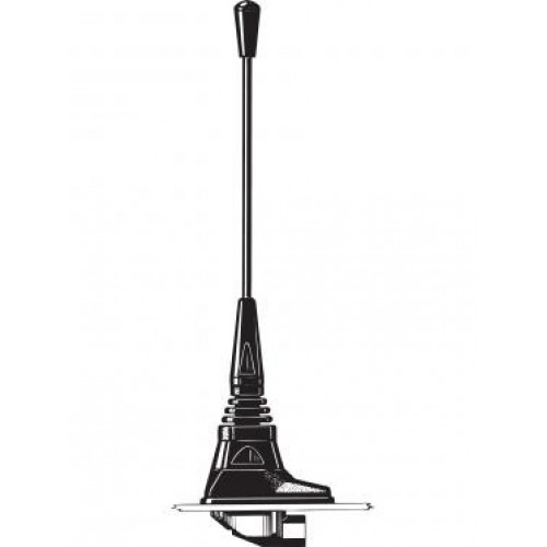 Procom 440-470 MHz 70cm Band Kfz-Antenne mit Stahlstab ohne Kabel (MU 4-X-H)