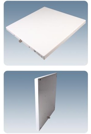 Procom 380-406 MHz rechtspolarisierte Kunststoff Flachantenne zur Innenmontage (PCPI 70,RHCP,S)