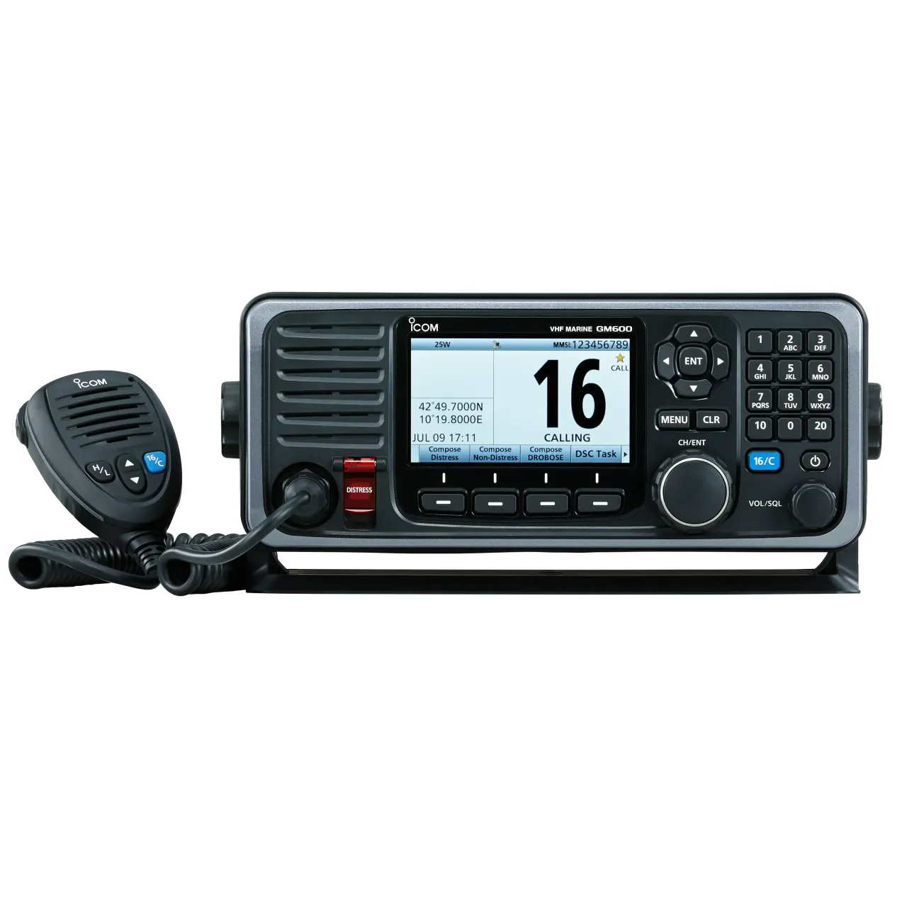 ICOM UKW-GMDSS-Marinefunkgerät Klasse A (GM600)