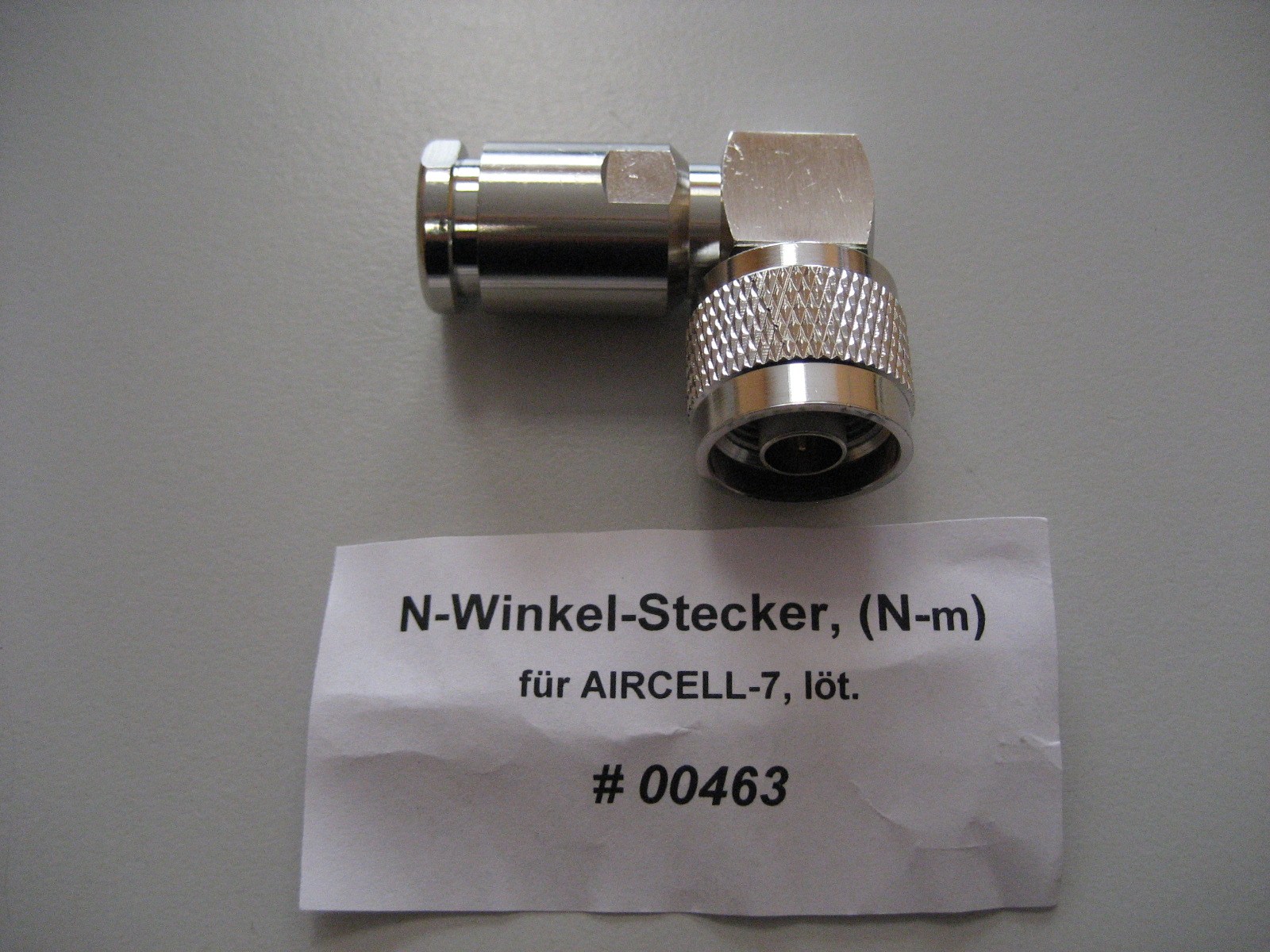 N-Stecker Aircell7, H2007 löt (463)