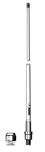 Procom CXL 70-1 HD/h-PT 0dBd / 2,15 dBi, blitzstromgeprüfte Rundstrahlantenne