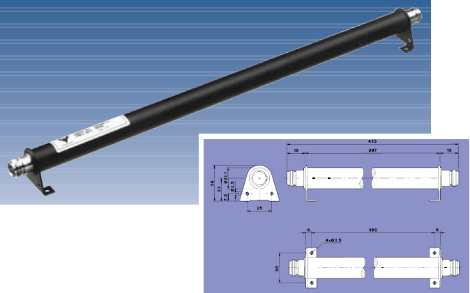 Procom 2m-Band koaxialer Tiefpassfilter (LPZ 175)
