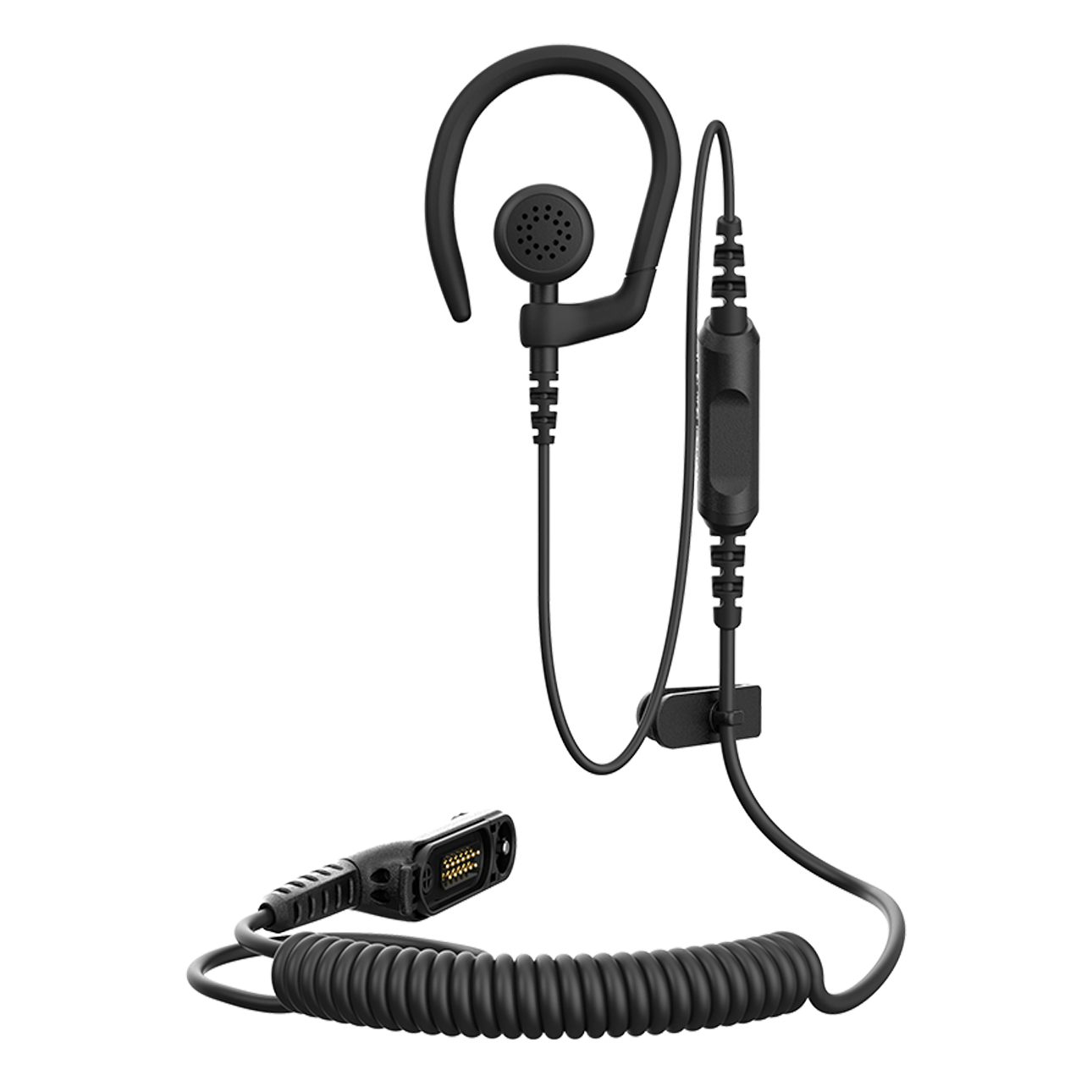 PMLN8337A 1-Wire Single Earbud with Earhook Loud Audio Earpiece