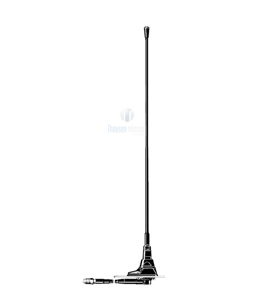 Procom 380-410 MHz Antenne mit X-Fuß und festmontiertem 4m Kabel (1/2l MU9-XP4/S)