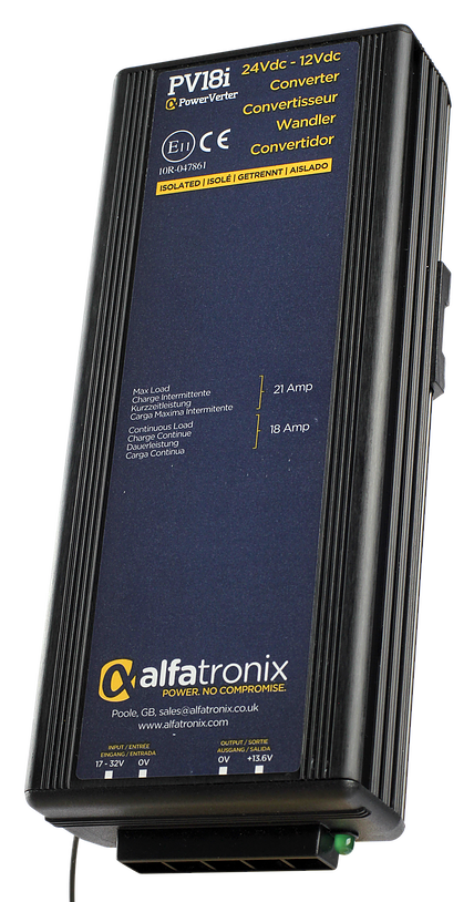 Alfatronix Spannungswandler 18/21A (PV18i)