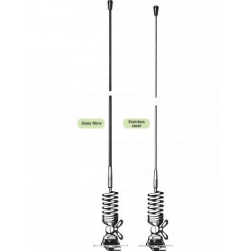 Procom 2m Band Kfz-Antenne ohne Kabel chrom (MH 3-ZR)