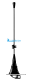 Procom Kolineare 4dB Mobilantenne mit NM-Magnetfuss und 3m Kabel (MU904-NM/h)