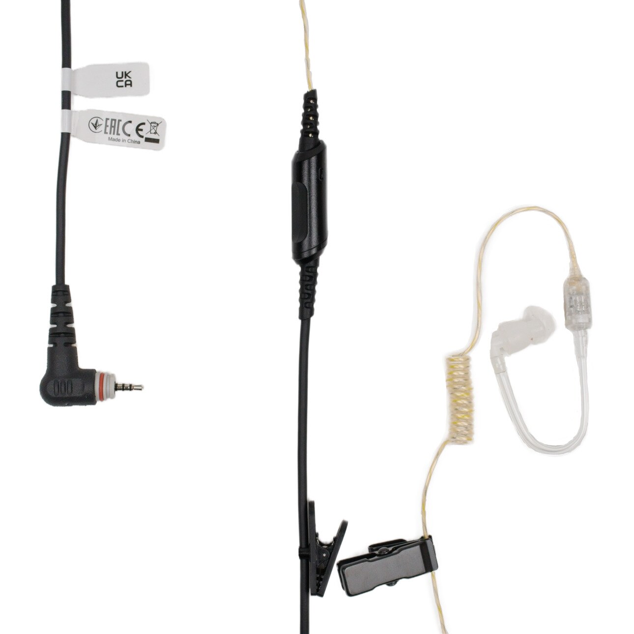 PMLN8191A, AUDIO ACCESSORY-EARPIECE,1-WIRE ENH CLEAR TUBE EARPIECE, 2.5MM SINGLE PIN