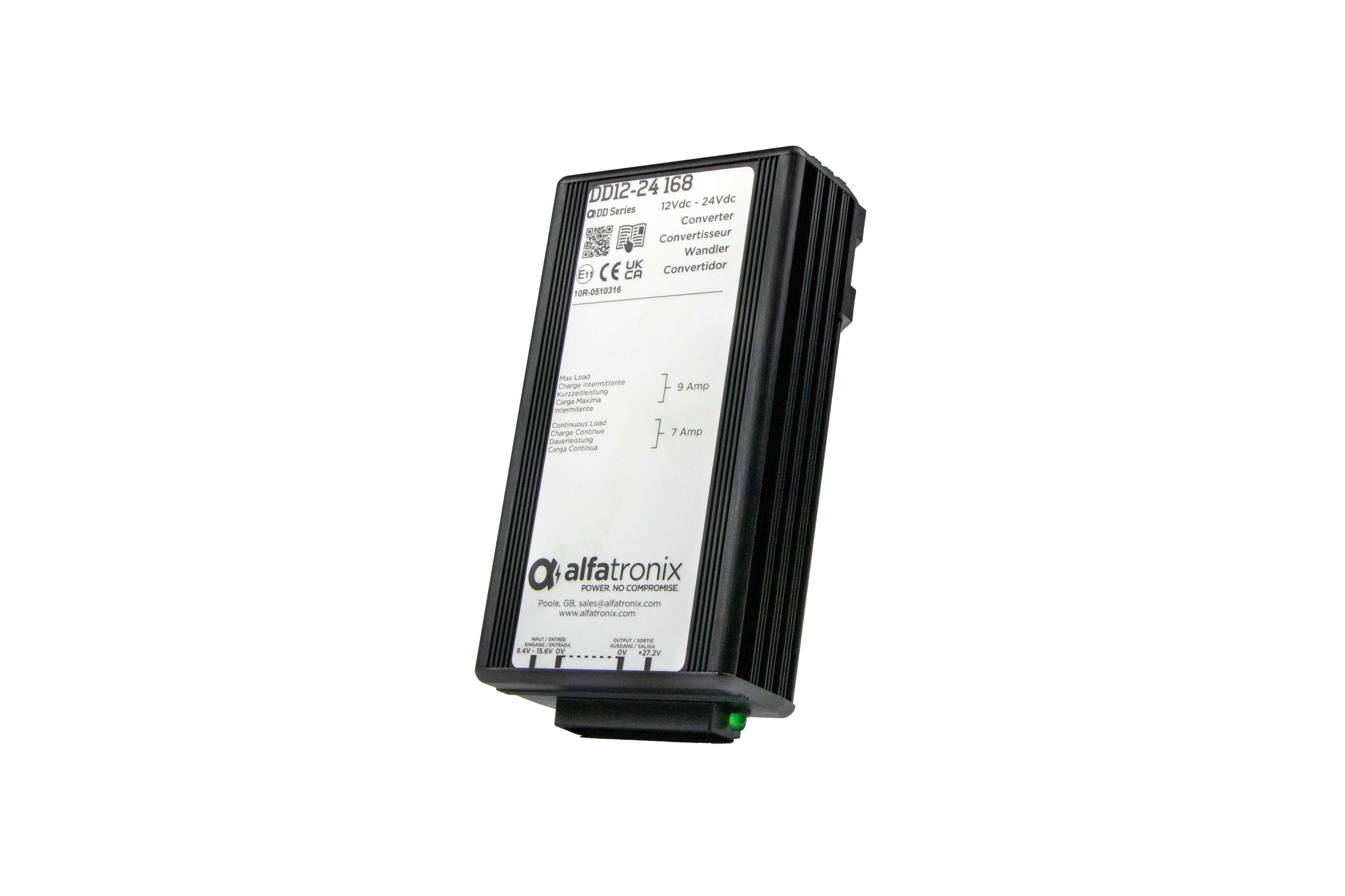 Alfatronix Spannungswandler 7 bis 9 Ampere (DD12-24 168)