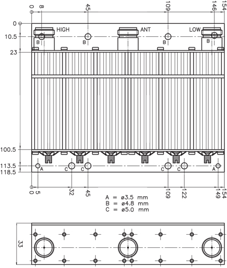 Procom Mini-Duplexer (MPX 2/6 L-4/6-N)