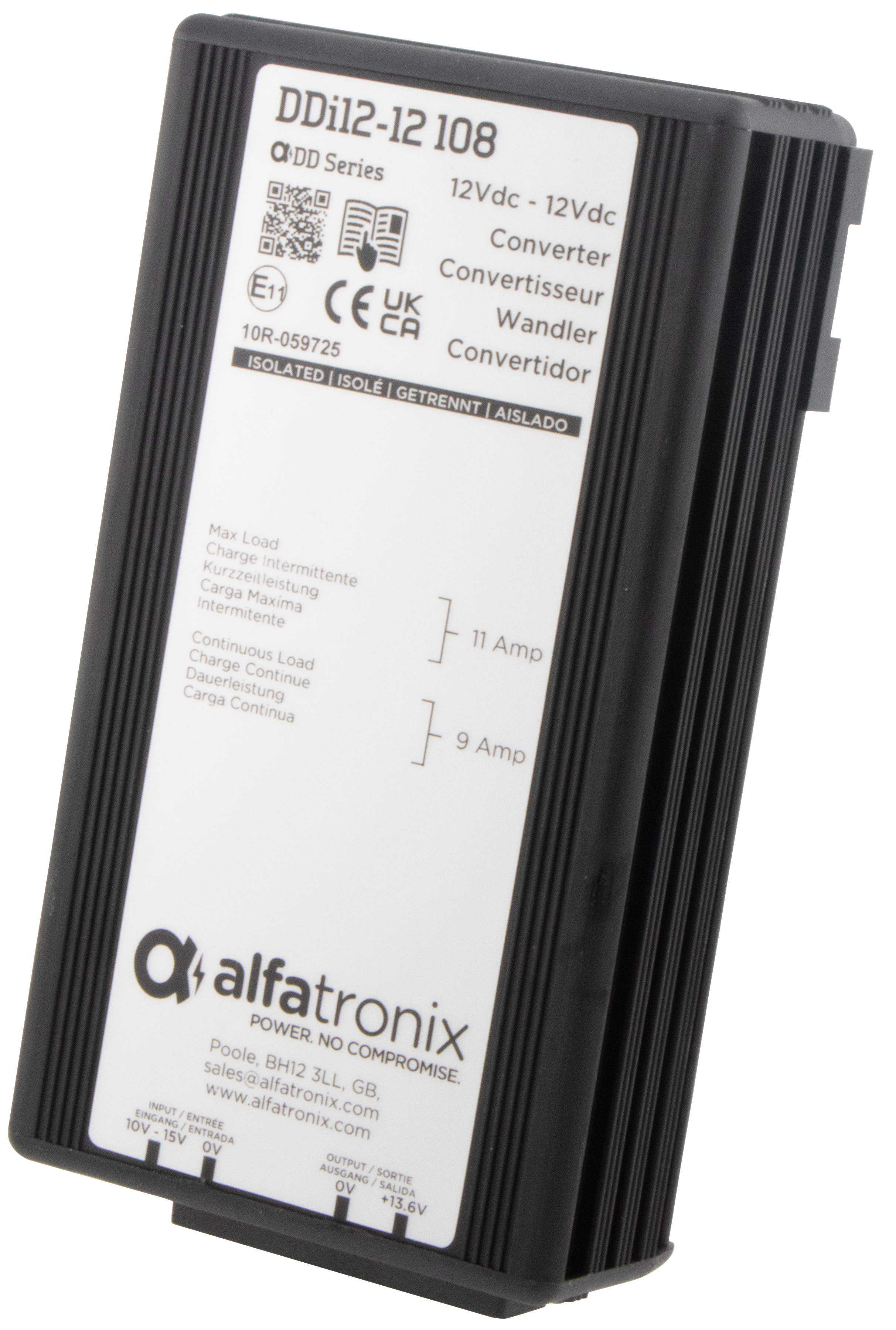 Alfatronix Spannugswandler 108W/9A (DDi12-12 108)