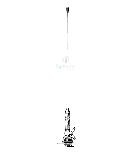 Procom 144-175 MHz Glasfiberstrahler mit BZ-Fuß (MH 2-BZ 1/4l)