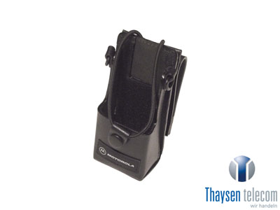 Motorola Tragetasche, Leder mit 7,5cm Gürtelschlaufe, drehbar